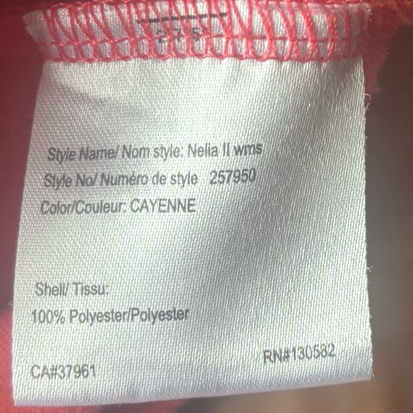 Mckinley Nelia II Full Zip Light Fleece Jacket Cayenne Colour Women's Large EUC - Picture 9 of 11